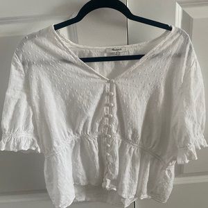 Madewell peplum top